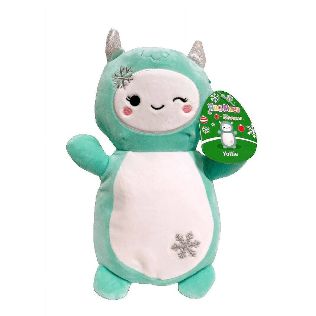 Squishmallows Hug Mees Christmas Holiday Yollie the Yeti, 25cm