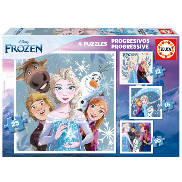 Educa Frozen 4-in-1 palapeli