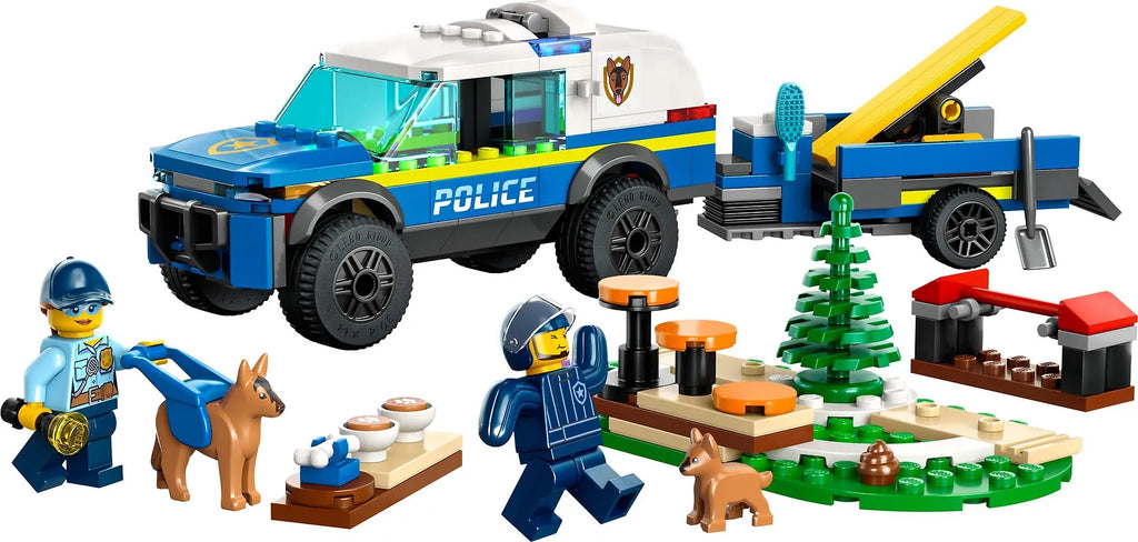 LEGO City Police 60369 - Siirrettävä poliisikoirien koulutusrata