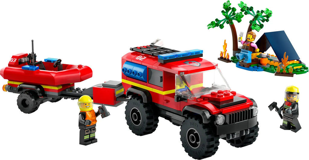 LEGO City Fire 60412 - Nelivetopaloauto ja pelastusvene