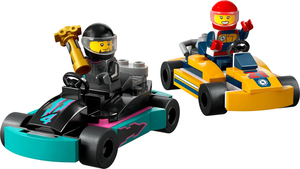 LEGO City Great Vehicles 60400 - Go-Kart-autot ja kilpakuljettajat