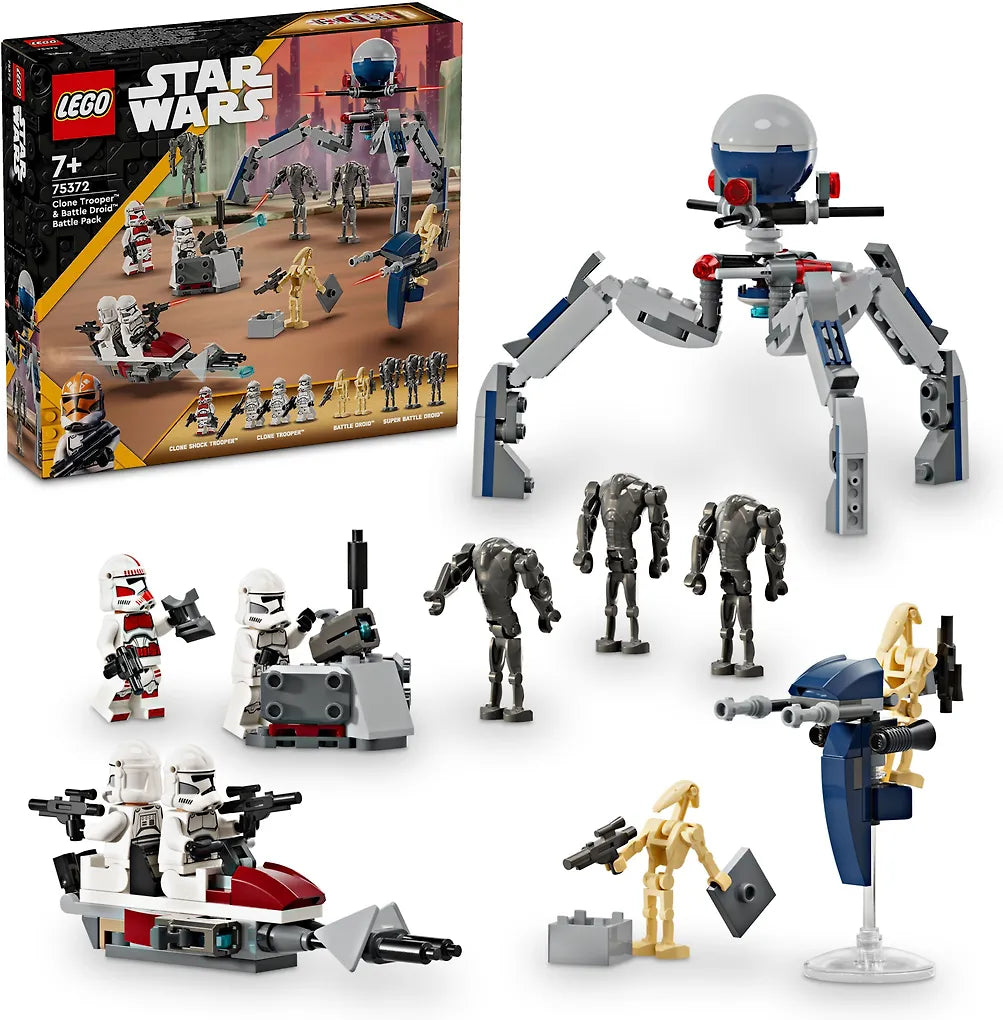 LEGO Star Wars 75372 - Kloonisoturin ja taisteludroidin taistelupakkaus