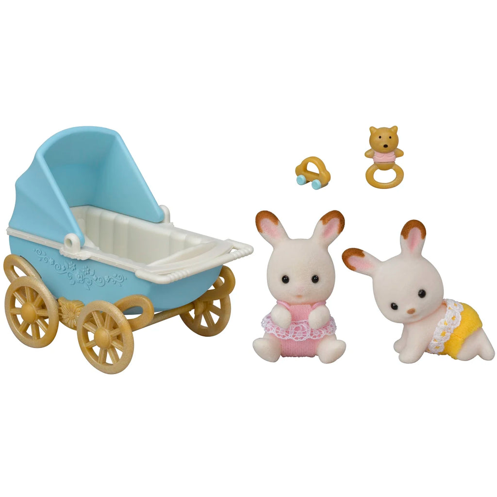 Sylvanian Families 5432 Suklaapupukaksoset & Lastenvaunut