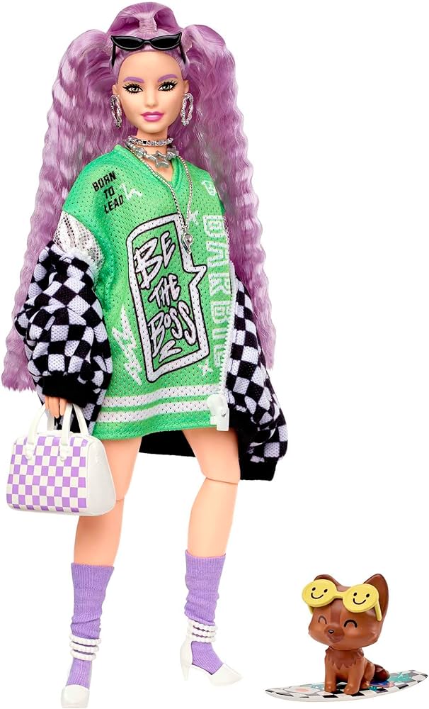 Barbie Extra nukke Racecar Jacket