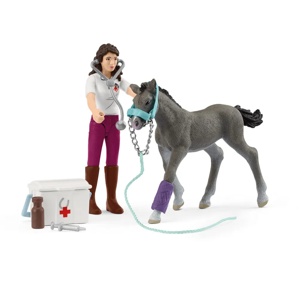 Schleich Pocket Set 42752 Mrs. Kramer with foal - Ennakkotilaus tuote