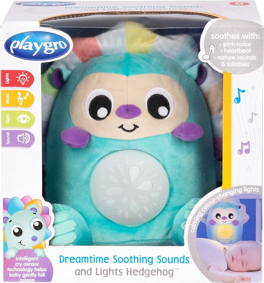 Playgro Dreamtime Soothing Sounds and Lights Music Hedgehog