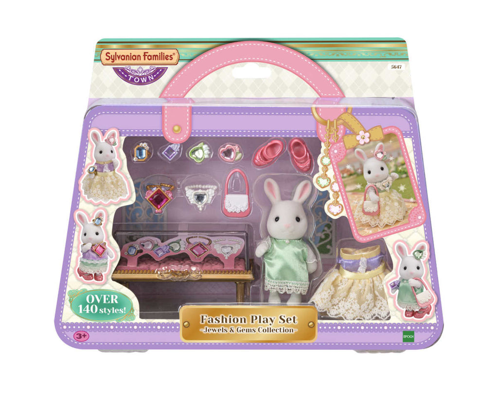 Sylvanian Families 5647 Muotileikkisetti koruilla ja lumipupu