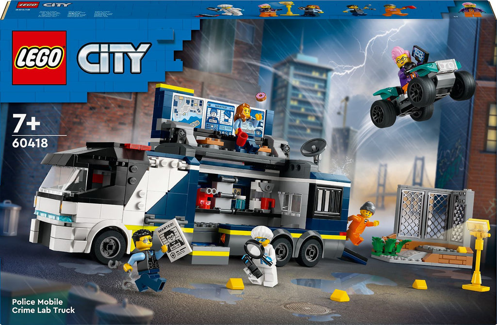 LEGO City Police 60418 - Poliisin rikoslaboratorioauto