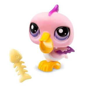 Littlest Pet Shop G7 - #011 Diving Pelican - Pelikaani