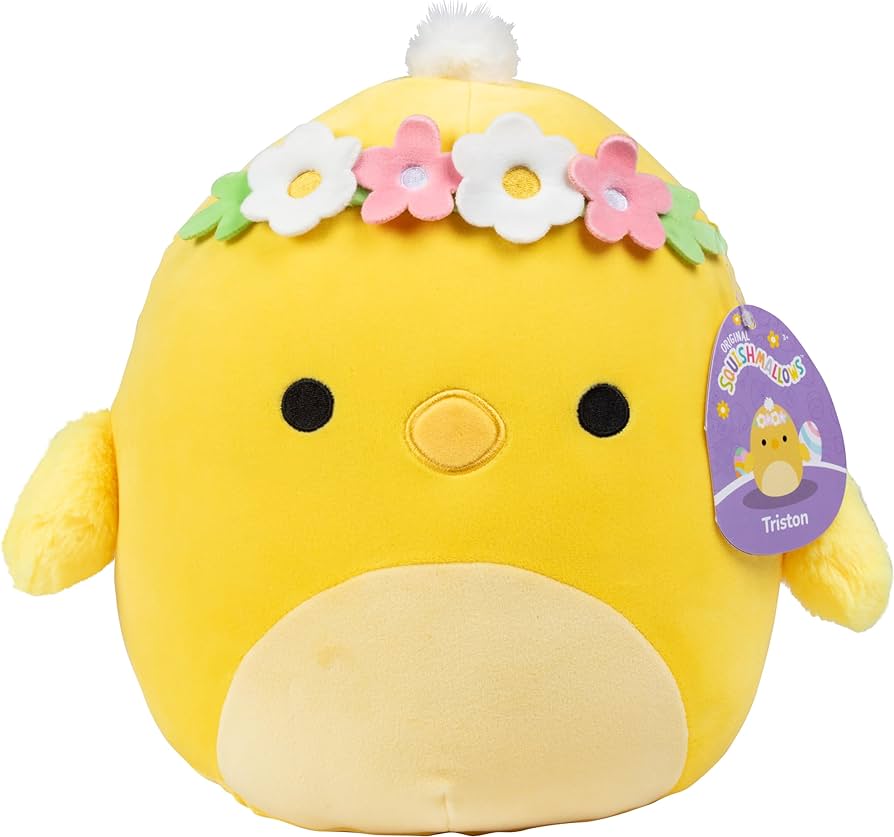 Squishmallows Kevätpehmo - Easter Squad 2024 Triston the Chick 19cm