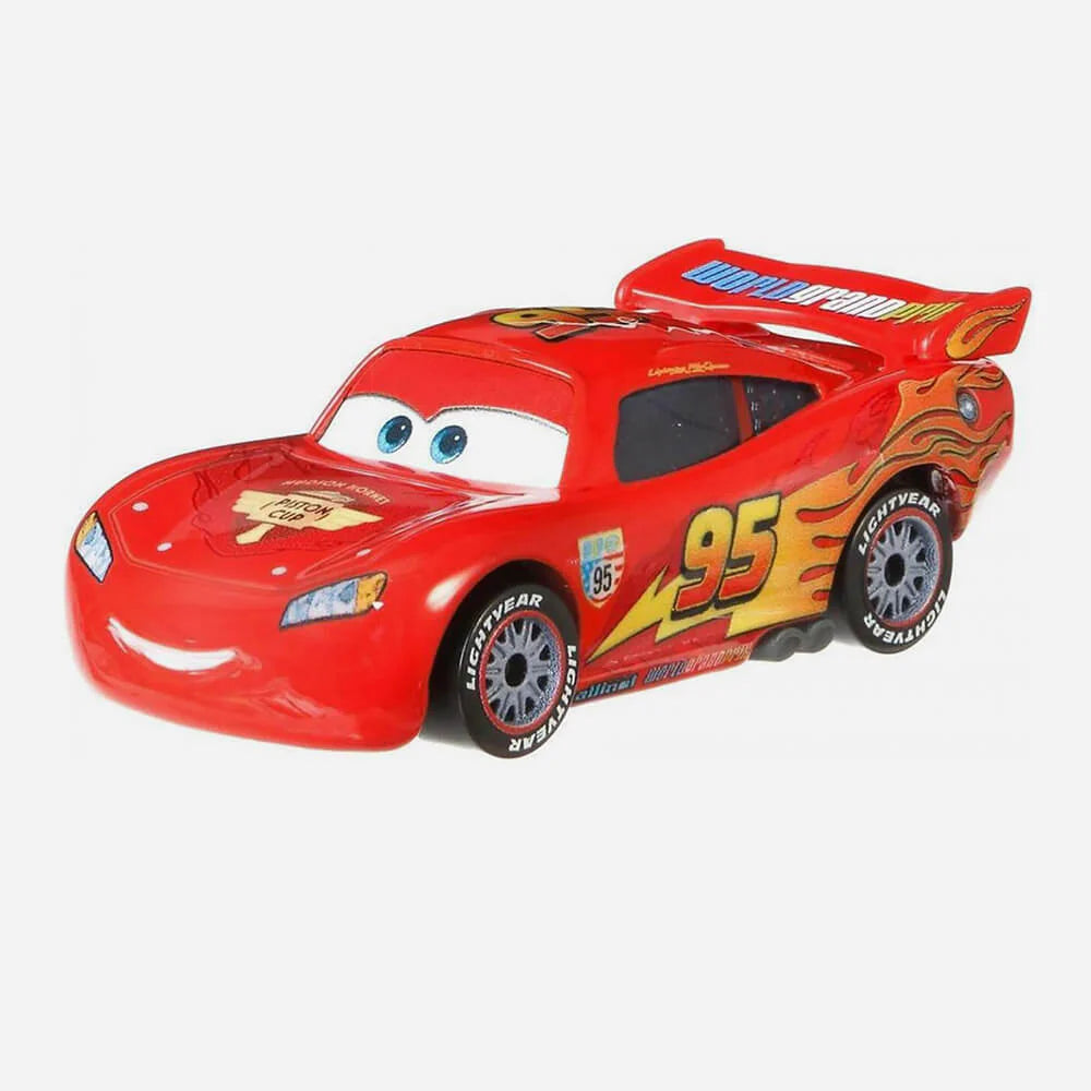 Disney Cars Lightning McQueen with racing wheels auto