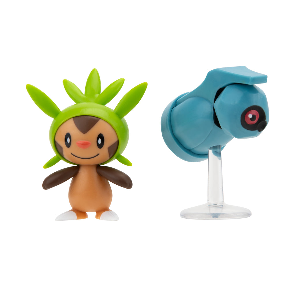 Pokémon Battle Figure - Chespin+Beldum