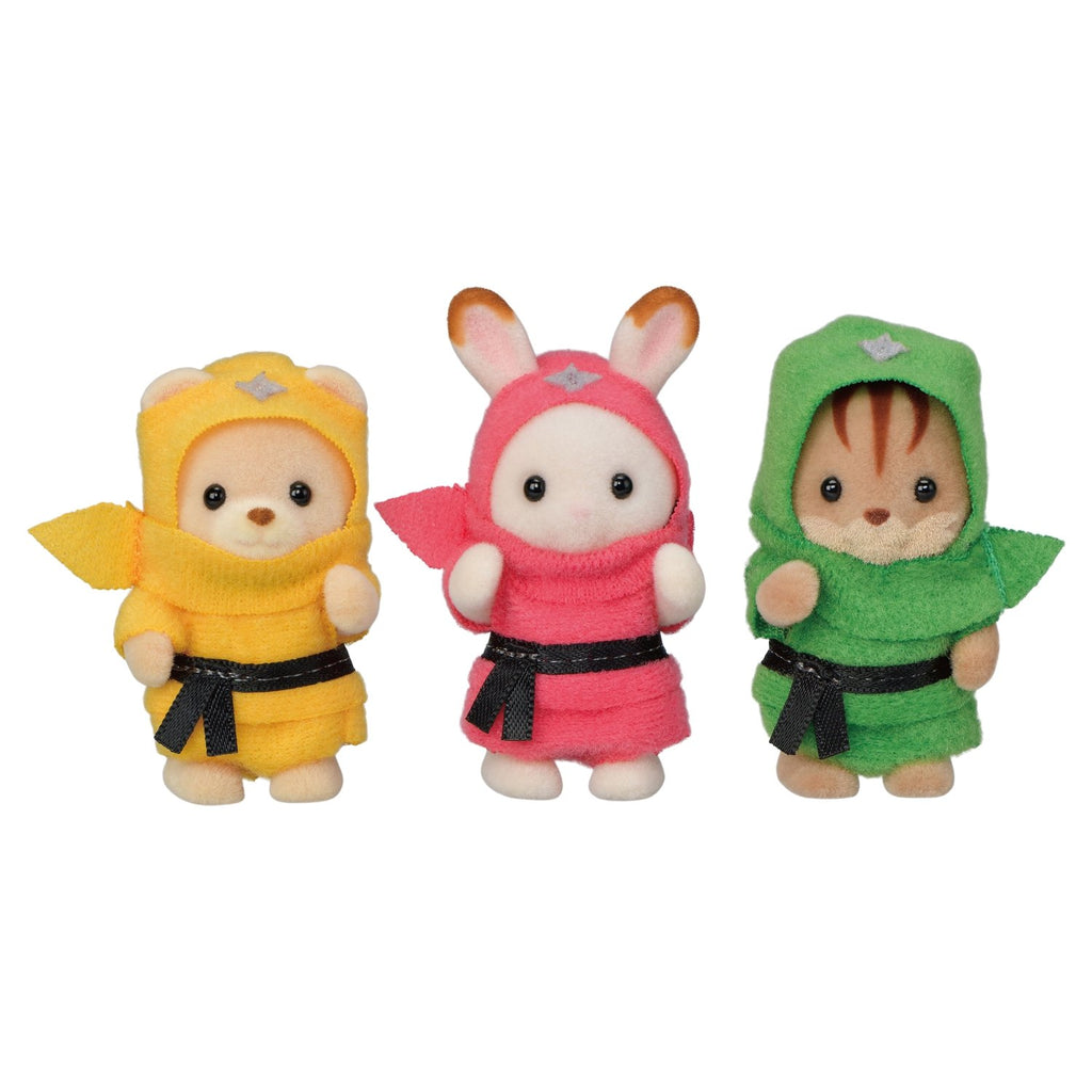 Sylvanian Families 5616 Baby Trio - Ninja  - Limited Edition